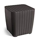 Cheap Keter Luzon Patio Side Coffee Table Outdoor Furniture Durable Resin Plastic Matte Wood Look, Brown Cheap Keter Luzon Patio Side Coffee Table Outdoor Furniture Durable Resin Plastic Matte Wood Look, Brown