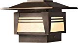 Kichler 15071OZ Zen Garden Deck Post 1-Light 12V, Olde Bronze