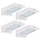 Vitovill Solar Lights, 20 LED Outdoor Wireless Solar Powered Motion Sensor Security Wall Light Lamp with DIM Light Mode for Garden, Patio, Yard, Driveway, Stairs and Pathway (4 Pack) Review