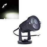 Spevert Landscape lights, Waterproof Outdoor Decorative Garden Lighting 9W DC 12V Spotlight Fixture for Patio Deck Yard Garden Driveway Pool Area – Cool White Review