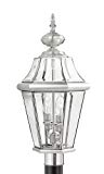 Cheap Livex Lighting 2264-91 Outdoor Post with Clear Beveled Glass Shades, Brushed Nickel Cheap Livex Lighting 2264-91 Outdoor Post with Clear Beveled Glass Shades, Brushed Nickel