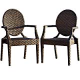 Adriana Outdoor Arm Chair (Set of 2) For Sale Adriana Outdoor Arm Chair (Set of 2) For Sale