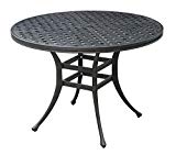 Cheap HOMES: Inside + Out IDF-OT2303-RT Nahnie Oval Patio Dining Table, Antique Black Cheap HOMES: Inside + Out IDF-OT2303-RT Nahnie Oval Patio Dining Table, Antique Black