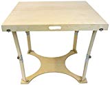 Spiderlegs Folding Dining Table, 36-Inch, Natural Birch