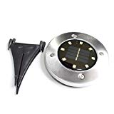 Wenjuan 8 LED Solar Power Buried Light Ground Lamp Outdoor Path Way Garden Decking For Sale