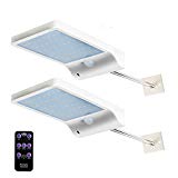 Cheap MEWAY Solar Gutter Lights 48 LED Motion Sensor Lights for Barn Porch Garage and Patio with Mounting Pole