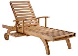 CHIC TEAK Teak Bahama Pool Lounger made by For Sale CHIC TEAK Teak Bahama Pool Lounger made by For Sale