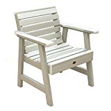 Highwood Weatherly Garden Chair, Whitewash For Sale