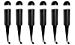 6 Pack of Malibu 8301-9300-06 Bollard Lights, 20 watt, Cast Metal, Landscape Pathway Lights, Black BY MALIBU DISTRIBUTION