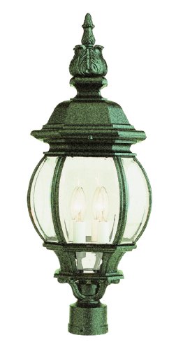 Trans Globe Lighting 4062 RT Outdoor Parsons 28″ Postmount Lantern, Rust Review