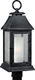 Feiss OL10608DWZ Shepherd Marine Grade Outdoor Post Lighting, Bronze, 1-Light (9″W x 24″H) 75watts