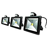 Cheap eTopLighting BLEFPIR30-3P 3 Piece Outdoor Pir Motion Sensor LED Flood Light 120V 30W Home Security Lighting 2500 Lumen IP65