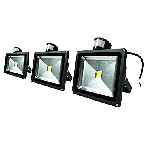 Cheap eTopLighting BLEFPIR30-3P 3 Piece Outdoor Pir Motion Sensor LED Flood Light 120V 30W Home Security Lighting 2500 Lumen IP65