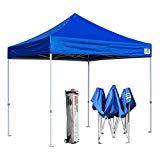 Cheap Eurmax 10’x10′ Ez Pop Up Canopy Tent Commercial Instant Shelter with Heavy Duty Carry Bag(Blue)