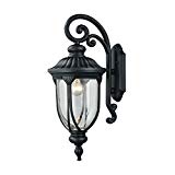 Derry Hill 1 Light Outdoor Wall Sconce in Matte Black For Sale Derry Hill 1 Light Outdoor Wall Sconce in Matte Black For Sale