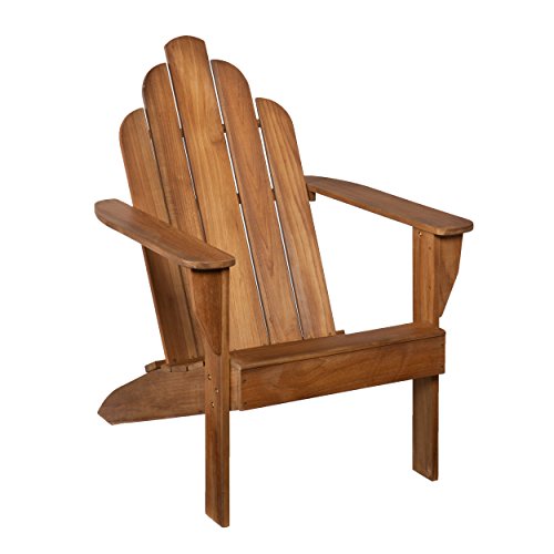 Cheap SEI Teak Adirondack Chair – Outdoor Patio Teak-Wood Chair