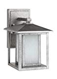 Sea Gull Lighting 89029-57 Hunnington Outdoor Wall Sconce, One-Light, Weathered Pewter Finish Sea Gull Lighting 89029-57 Hunnington Outdoor Wall Sconce, One-Light, Weathered Pewter Finish