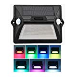 Suneng Power Solar 2 Motion Sensor Led Patio Lights Outdoor,7 Colors Change Waterproof Security Landscape Fairy Lamp For Garden Porch Yard Auto On/Off