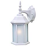 Acclaim 5182TW/FR Craftsman 2 Collection 1-Light Wall Mount Outdoor Light Fixture, Textured White For Sale