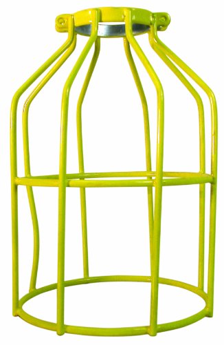 Prime Wire & Cable LSCD1500 Dipped Metal Replacement Cages for Temporary Light Strings, Yellow