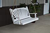 Cheap Classic Outdoor 4 Foot Fanback Porch Swing – PAINTED- Amish Made USA -Coffee Cheap Classic Outdoor 4 Foot Fanback Porch Swing – PAINTED- Amish Made USA -Coffee