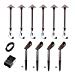 Malibu C Landscape Lighting 10PCS Pro Set Light Kit (Pathway Light&Spotlight&Power pack&Cable wire)