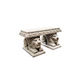 Design Toscano Grand Lion of St. John's Square Sculptural Bench Design Toscano Grand Lion of St. John's Square Sculptural Bench