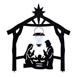 Collections Etc Solar Lantern Nativity Silhouette Stake For Sale Collections Etc Solar Lantern Nativity Silhouette Stake For Sale