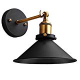 Oak Leaf Black Metal Wall Sconce Adjustable 240 Degree,Industrial Vintage Sconce Lighting Shade Wall Light Fixtures for Bedroom Club Review Oak Leaf Black Metal Wall Sconce Adjustable 240 Degree,Industrial Vintage Sconce Lighting Shade Wall Light Fixtures for Bedroom Club Review