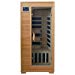 Harvil Tranquility 1-Person Hemlock Sauna with Carbon Infrared Heaters