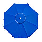 Shadezilla 7.5 ft. Wind Resistant Beach Umbrella with Dual Steel Rib Structure UPF 100, Carry Bag, Accessory Hanging Hook For Sale