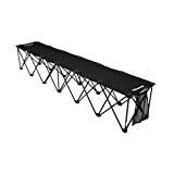 Insta-Bench Classic 6-Seater Bench (Black) For Sale