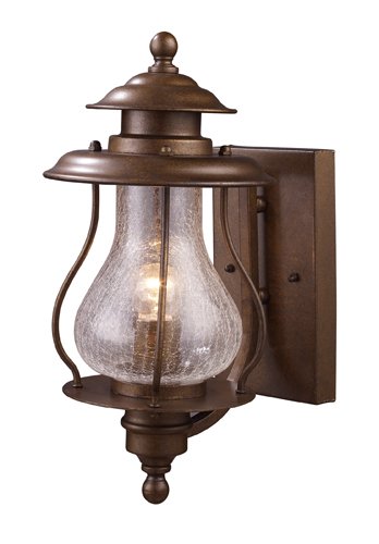 Elk 62005-1 Wikshire 1-Light Outdoor Sconce, 15-Inch, Coffee Bronze