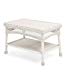 Plow & Hearth 39006-BWH Easy Care Outdoor Resin Wicker Coffee Table, 29.5