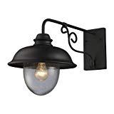 ELK 62001-1, Streetside Cafe Outdoor Wall Sconce Lighting, Matte Black Review ELK 62001-1, Streetside Cafe Outdoor Wall Sconce Lighting, Matte Black Review