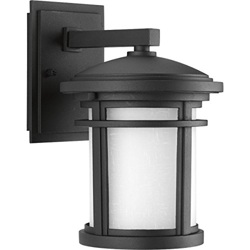 Progress Lighting P6084-31 1-75W Med Wall Lantern, Black