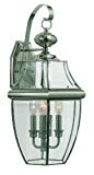 Trans Globe Lighting 4330 BN Outdoor Courtyard 22″ Wall Lantern, Brushed Nickel Review