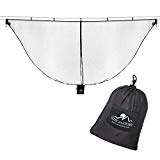 Wecamture Hammock Bug Mosquito Net XL 11×4.6FT No-See-Ums Polyester Fabric for 360 Degree Protection Dual Sided Diagonal Zipper for Easy Access Fits All Hammocks Review