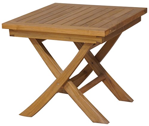 A Grade Teak Folding Side Table Made By Chic Teak