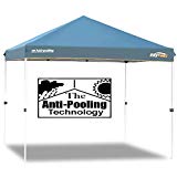 EzyFast Patented Anti-Pooling Instant Beach Canopy Shelter for Rain or Sunshine, Portable 10ft x 10ft Straight Leg Pop Up Shade Tent with Wheeled Carry Bag EzyFast Patented Anti-Pooling Instant Beach Canopy Shelter for Rain or Sunshine, Portable 10ft x 10ft Straight Leg Pop Up Shade Tent with Wheeled Carry Bag