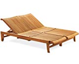 Cheap TeakStation Giva Grade A Teak Multi Position Sun Giva Double Chaise Lounger Steamer with slide out Tray – Furniture only #TSCHGV2 Cheap TeakStation Giva Grade A Teak Multi Position Sun Giva Double Chaise Lounger Steamer with slide out Tray – Furniture only #TSCHGV2