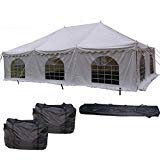 DELTA Canopies 30’x20′ PVC Pole Tent – Heavy Duty Wedding Party Canopy Shelter – with Storage Bags For Sale