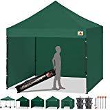Cheap ABCCANOPY (18+Colors) 8ft by 8ft Ez Pop up Canopy Tent Commercial Instant Gazebos with 4 Removable Sides and Roller Bag and 4X Weight Bag (Forest Green) Cheap ABCCANOPY (18+Colors) 8ft by 8ft Ez Pop up Canopy Tent Commercial Instant Gazebos with 4 Removable Sides and Roller Bag and 4X Weight Bag (Forest Green)