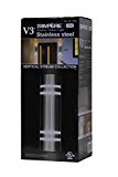 V3 Ampère Outdoor/Indoor Stainless Steel Vertical Stream Collection Wall Lamp V3 Ampère Outdoor/Indoor Stainless Steel Vertical Stream Collection Wall Lamp