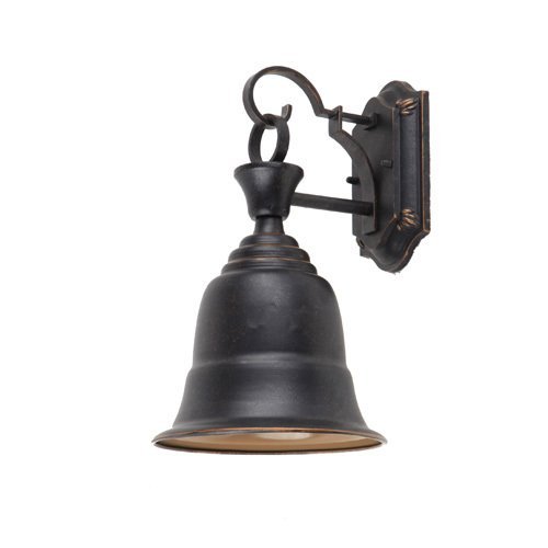 Y Decor EL54OR Modern, Transitional, Traditional 1 Light Liberty Bell Outdoor Wall Scone Fixture Oil Rubbed Bronze By Y Décor,
