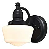 Westinghouse 6314300 Eddystone One-Light Outdoor Wall Fixture, Textured Black Finish with White Opal Glass Review Westinghouse 6314300 Eddystone One-Light Outdoor Wall Fixture, Textured Black Finish with White Opal Glass Review
