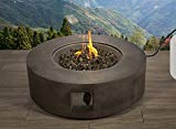 Century Modern Outdoor Fire Pit for Outdoor Home Garden Backyard Fireplace by (Round Shape - Black Color) Century Modern Outdoor Fire Pit for Outdoor Home Garden Backyard Fireplace by (Round Shape - Black Color)