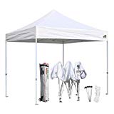Eurmax 10'x10' Ez Pop Up Canopy Tent Commercial Shelter with Heavy Duty Roller Bag (White) Eurmax 10'x10' Ez Pop Up Canopy Tent Commercial Shelter with Heavy Duty Roller Bag (White)