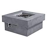 Zuo 100413 Modern Diablo Propane Fire Pit, Gray For Sale