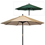Cheap Garden Winds OPEN BOX 9 FT – Umbrella Canopy Top Cover Replacement – Beige